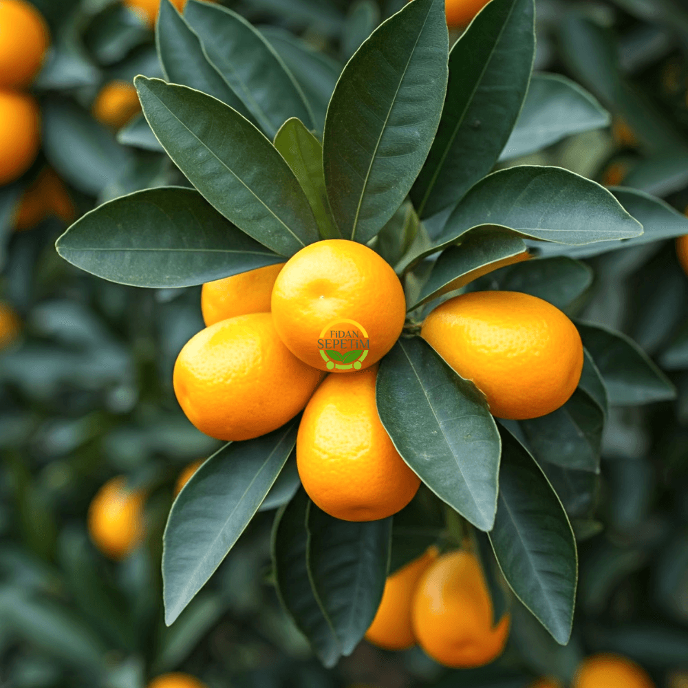 5 Yaş Aşılı Kumkuat(Kamkat) Fidanı *ÜZERİ MEYVELİ*