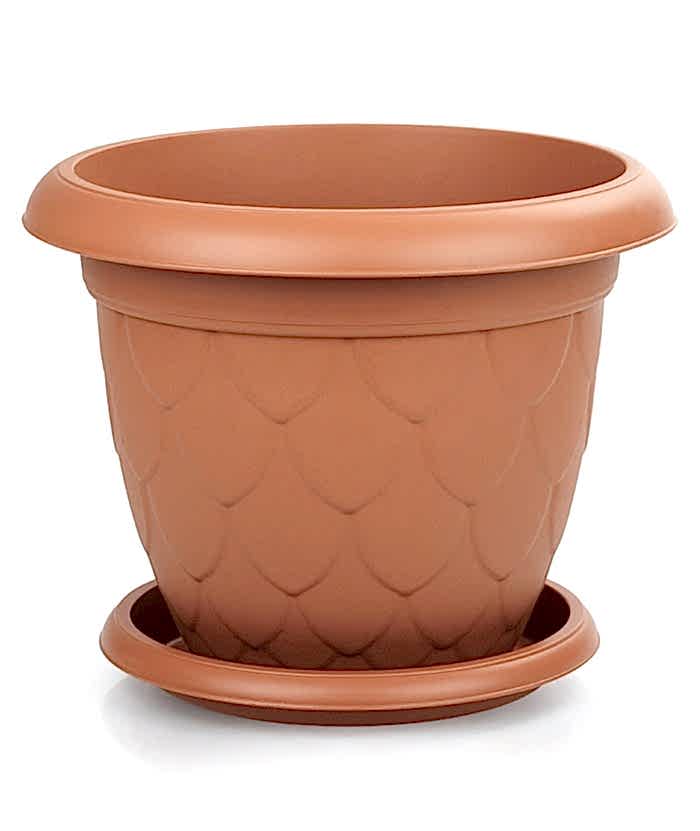 Damla Saksı 25 Litre - Kiremit Renk