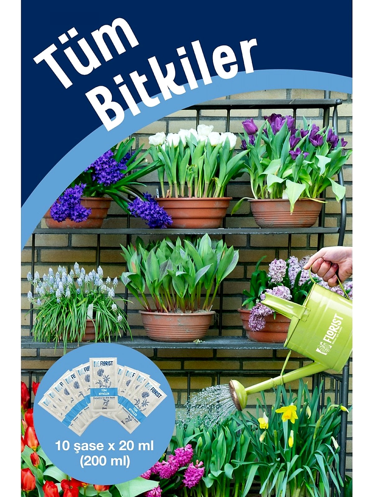 Florist Tüm Bitkiler Genel Kullanım Bitki Besini