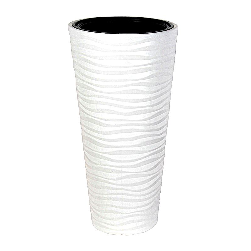 Kumsal Vazo Saksı 13,7 LT - Beyaz Renk