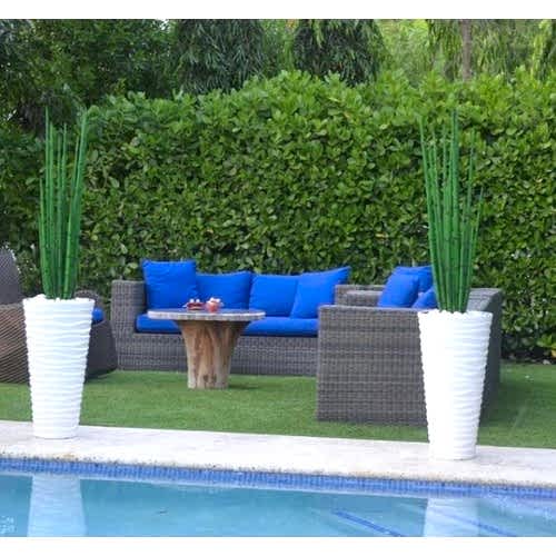 Kumsal Vazo Saksı 13,7 LT - Beyaz Renk