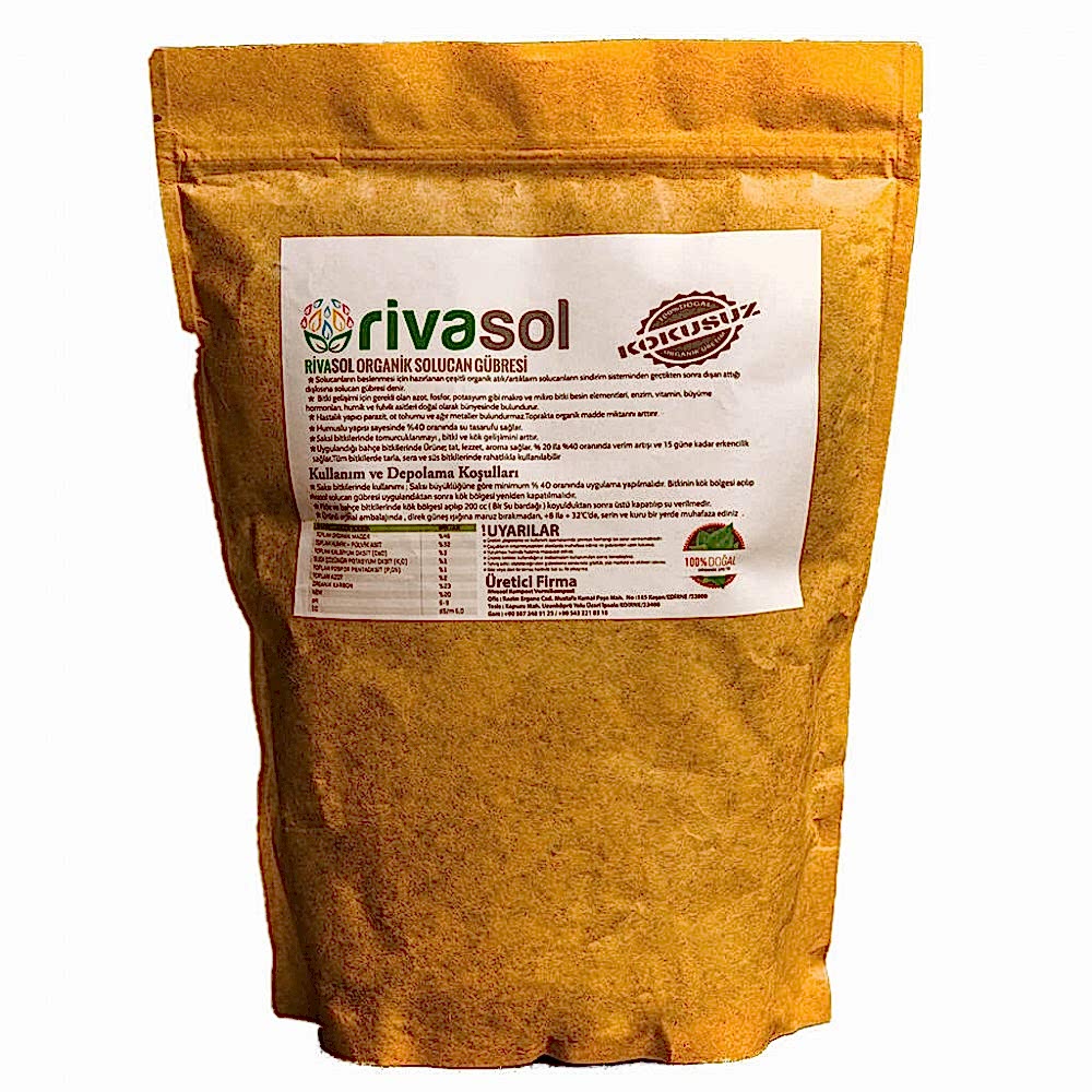 Rivasol 1 Kg Doğal Solucan Gübresi Kraft Paket