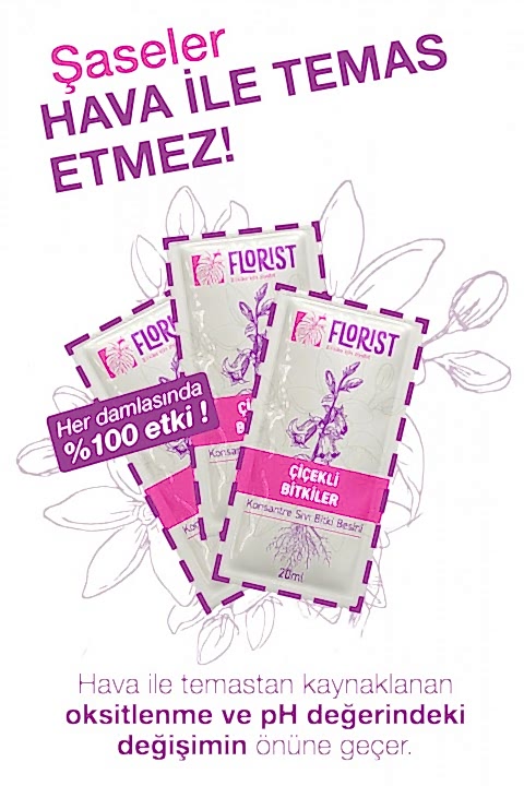 Florist Çiçekli Bitkiler Sıvı Konsantre Bitki Besini