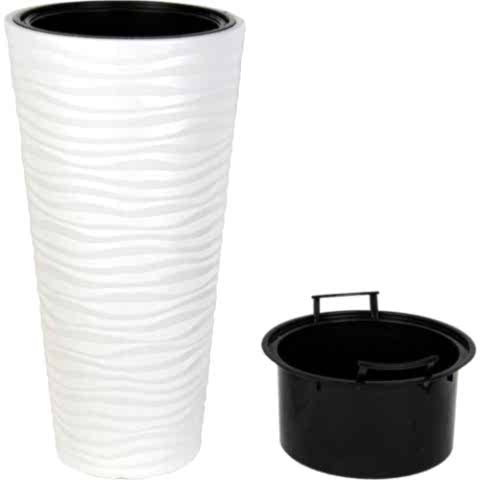 Kumsal Vazo Saksı 13,7 LT - Beyaz Renk