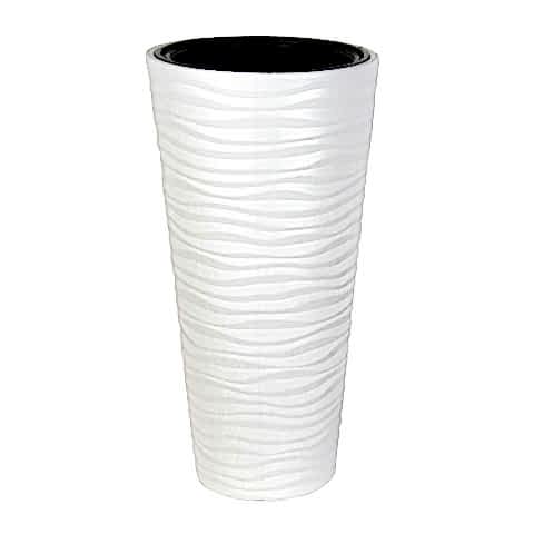 Kumsal Vazo Saksı 9 LT - Beyaz Renk