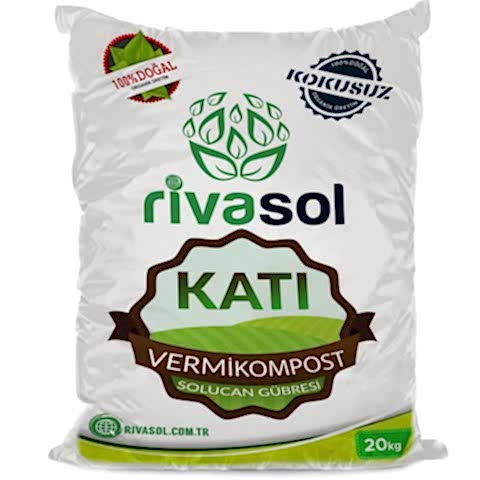 Rivasol 20 Kg Organik Katı Solucan Gübresi