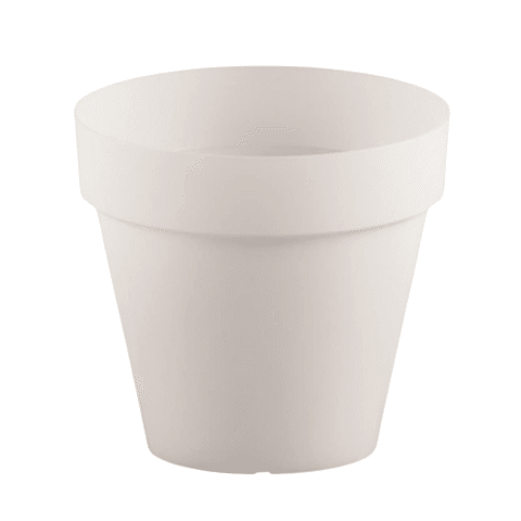 Yalı Saksı Drenajlı 23 LT - Kirli Beyaz Renk