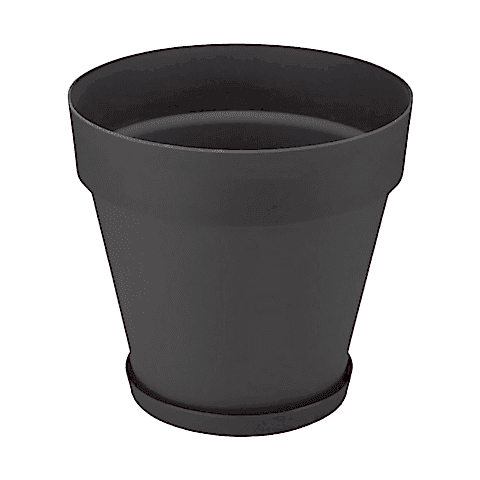 Yalı Saksı Drenajlı 46 LT - Antrasit Renk