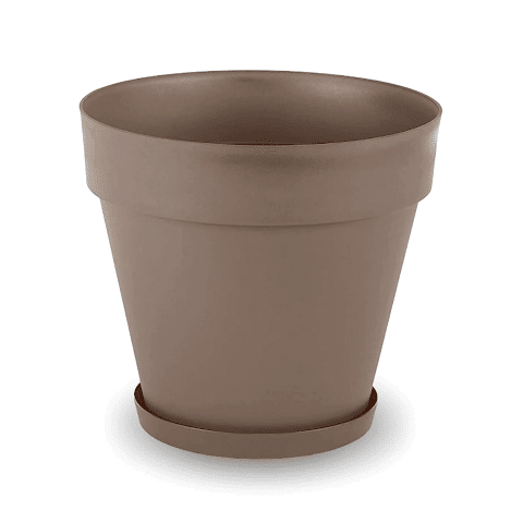 Yalı Saksı Drenajlı 76 LT - Mocha Renk